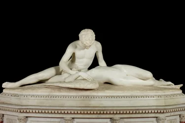 Fallen Angel, 1889 (stein og marmor)